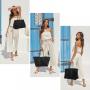 LOVEVOOK 2022 new arrival Large Multipurpose Shoulder Gym Poole Bag for Women with Small Purse 2 pcs Travel Tote beach Bags