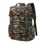 SC053 Canvas Men's Outdoor Sports Training Backpack Camouflage Travel Storage Bag Lightweight Camping Fight Games Shoulder Bag