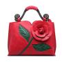 Fashion Cheap Custom Fashionable Famous Brands Designer Ladies Handbags China Wholesale PU Leather Flowers Woman Handbags