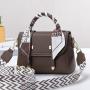 high quality woman handbag cheap new pu handbag 5colors Inclined shoulder bag