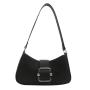 Retro Simple Tide Belt Buckle Design Bag 2024 New Women's Bags Fashion Shoulder Crossbody Armpit Bag Popular