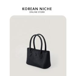 French Romantic Design Leather Women's Handbag Adjustable Shoulder Strap PU Leather Crossbody Bag Daily Fashion Tote Bag