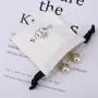 Custom Logo Printing Brush Canvas Drawstring Jewelry Bag Ring Earring Necklace Bracelet Gift Storage Jewelry Pouch