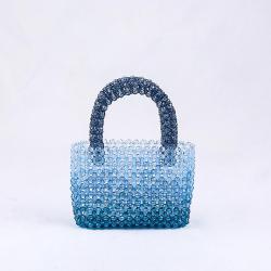 New Pearl Acrylic Exquisite High Quality Handwoven Fashion Versatile Handbag carteras para mujer 	 sac a main