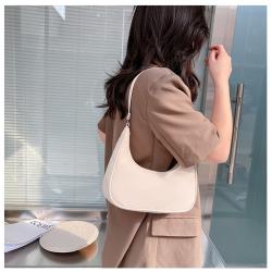 2021 New Korean Zipper Handbags Fresh Nylon Printed Soild Color Underarm Bag handbag for Women Luxury