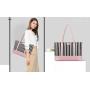 LOVEVOOK 2023 Fashion PU Leather Canvas 14inch Laptop Tote handbags Delicate Design Business Computer Laptop Hand Bags for Women