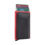 RFID Blocking Minimalist Business Credit Card Wallet with Elastic Pocket Slim Pop up Card Holder Wallet for Men