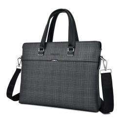 New Fashion PVC Men's Computer Handbags Single Shoulder Crossbody Bags Men'S Business Briefcases Handbags For Men