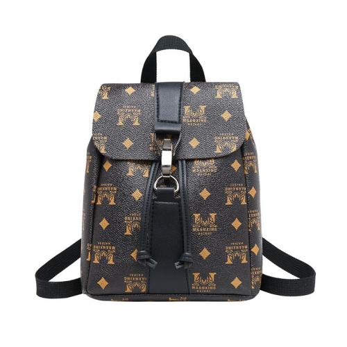 Low Price New Pu Leather Women's Backpack 2024 Wholesale Large Capacity Zipper Shoulder Bag for Women