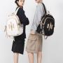 ZR827 New Schoolbag Backpack Fashion High Capacity Unisex Computer Laptop Bag Nylon High School Students Letter Backpack Trend