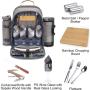 4 Person Picnic Backpack Customized Insulated Disposable Cooler Picnic Bag With Blanket