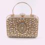 Luxury rhinestone diamond banquet handbag wedding evening clutch bags shoulder bags women's handbag bag