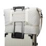 Custom Luxury Winter Leisure Short Distance Overnight Weekender Bag Quilted Gym Yoga Duffle Travel Bag Set
