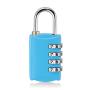 HR199 Travel Supplies Zinc Alloy Padlock Luggage Backpack Password Padlock Multi-purpose Creative Four Digit Password Lock
