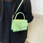 New 2024 Brand Design crossbody handbag Korean version simple and fashionable sling shoulder small square bag
