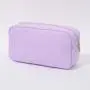 Fashion Custom Waterproof Portable Travel Zippered Nylon Makeup Organizer Pouch Toiletry Bag Other Cosmetic Bags Pink Makeup Bag
