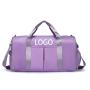 Personalized Logo Weekender Overnight Bag For Women Carry On Tote Bag Gym Travel Duffle Bag With Shoe Compartment