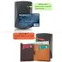 Modern Fashion Luxury Smart Minimalist Slim RFID Card Holder Ultra thin Leather Wallet PU Wallet Case with Coin Pocket
