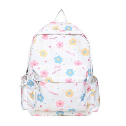 Flower Children Schoolbag Backpack Fashion Designer School Bags Large Capacity Travel Backpack Women's Bag Waterproof Polyester