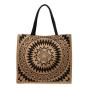 Senior Sense Large Capacity Canvas Class Handbag New Fashion All-In-One Linen Shoulder Tote Bag