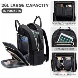 Custom Available Waterproof Nylon College School Laptop Backpack with USB Laptop Fashion Bag Backpack for Women Girls