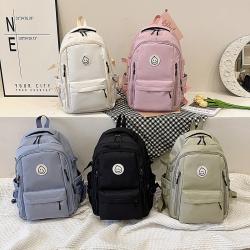 Gelory High Quality Simple School Teen Casual School Bag Large Capacity Multifonction Campus Student Backpack