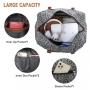 Realer2024 Canvas Weekender Bag for Women with Shoe Compartment Large Overnight Bag Canvas Travel Duffel Bag with Toiletry pouch