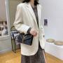 New Fashion Trendy Tassel Handbags Luxury Pu Leather Cross-body Bag Women Magnetic Button Handbags