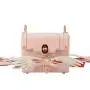 Custom Angel white wings PU cute decorative women's bag Portable zipper shoulder niche design plus logo Tote bag