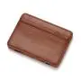 Leather Credit Card Holder Men Card Holder Wallet Minimalist Carteras Mujer Money Clip Front Pocket Wallet Cartera De Hombre