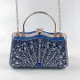 Ladies Wedding Evening Purse Diamond Hand Bag Rhinestone Purses Dinner Handbag Gold Evening bags For Women