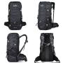 ZF113 Outdoor Sports Bag Men 50 Litres Mountaineering Hiking  Camping Backpack Women Nylon Breathable Wear Reducing Travel Bag