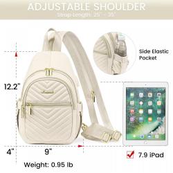 2023 LOVEVOOK Brand Design Fashion Quilted Women chest bags Custom shoulder crossbody sling bag Quality waist bag chest backpack