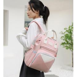 ZR799 New Mummy Bag Mother and Baby Backpack Multifunctional Insulation Fashion Shoulder Bag Maternity Bag Customizable Logo