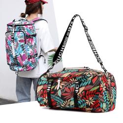 Popular Hot Selling Simple Lightweight Polyester Travel Gym Bag Unisex Large Capacity Backpack