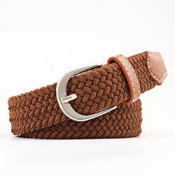 The New Stretch Woven Elastic Jeans Belt Fabric Belt Men Women Unisex Multiple Colors In Stock