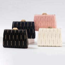 Wholesale sequin purse beaded clutch bag handbags females popular evening purses for women evening bags