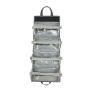 4-in-1 Hanging Toiletry Bag Travel Toiletries Bag for Women & Men - Roll Up Compact Cosmetic Kit with Hook | Waterproof