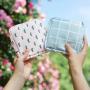 Cute Portable Large Capacity Tampon Bag Cotton Embroidered Storage Bag Zipper Fashion Ladies Bag