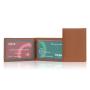 Customized leather bifold wallet card holder men card bag pu leather slim card holder wallet