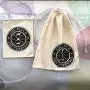Custom Logo Muslin Cotton Drawstring Packaging Bag Natural Gift Packaging Pouch