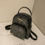 New Casual Fashion Snake Print Women's Backpack China Wholesale PU Ladies Bag Luxury Female Serpentine Bag for Ladies