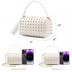 2022 LOVEVOOK wholesale Bling Rivets small shoulder bags fashion ladies mini Clutch casual daily use women handbags and purses