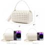 2022 LOVEVOOK wholesale Bling Rivets small shoulder bags fashion ladies mini Clutch casual daily use women handbags and purses