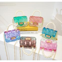 Wholesale Transparent Ladies Jelly Bag Popular Design Women's Handbag PVC Women's Shoulder Bag
