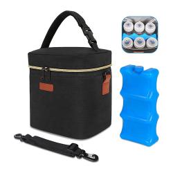 China Factory Custom logo Breastmilk Cooler Bag Travel Baby Bottle Carrier Tote Bag With Ice Pack