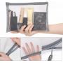 Multipurpose Nylon Mesh Cosmetic Bag Net Storage Pouch Bag For Cosmetic School Office Supplies And Travel Accessories