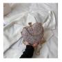 Heart shaped fashionable and personalized chain crossbody bag