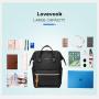 LOVEVOOK 14 Inch Backpack Custom Fashion Work Bag Daypack School Bags Waterproof Women Laptop Backpack With USB Charging