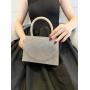 Small women clutch bags rhinestone dinner dress evening bag clutch purse with metal handle and chain dinner handbags for women